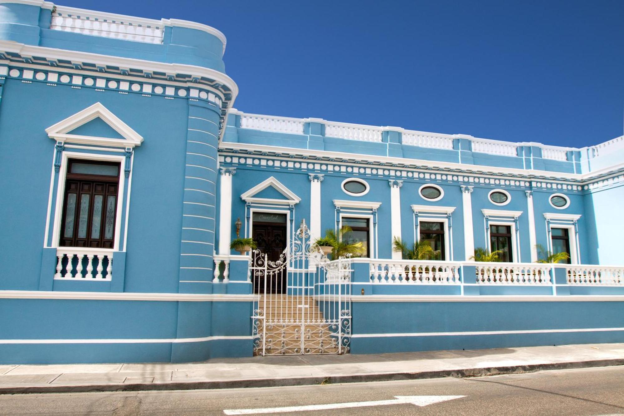 Casa Azul Monumento Historico Hotell Mérida Eksteriør bilde